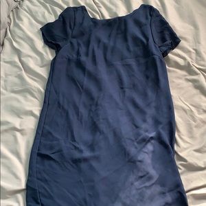 Navy blue shift dress